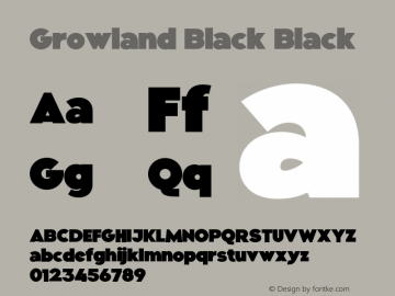 Growland Black Version 001.000图片样张