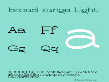 broad range Light Version 1.001图片样张