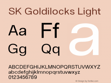 SK Goldilocks Light Version 1.000图片样张