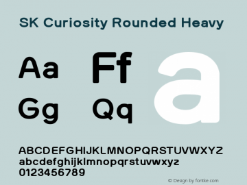 SK Curiosity Rounded Heavy Version 1.000图片样张