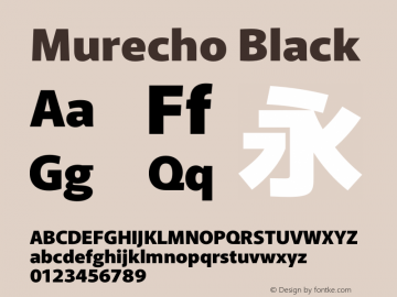 Murecho Black Version 1.010图片样张