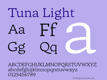 Tuna-Light Version 9.000图片样张
