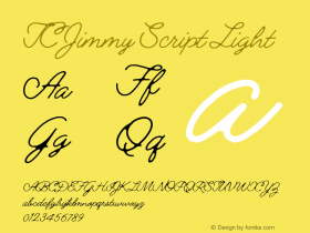 TCJimmyScript-Light Version 1.000;PS 001.001;hotconv 1.0.56图片样张