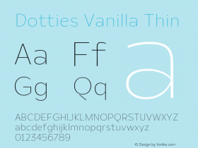 Dotties Vanilla Thin Version 1.000;Dotties Chocolate图片样张