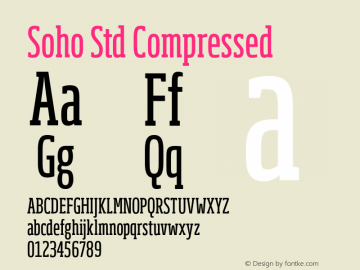SohoStd-Compressed Version 1.100图片样张