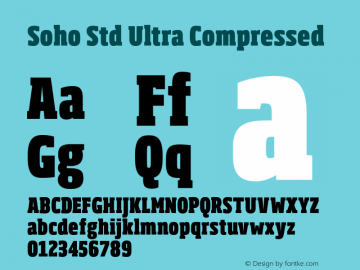 SohoStd-UltraCompressed Version 1.100图片样张