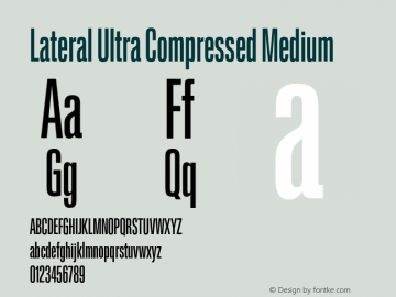 Lateral Ultra Compressed Medium Version 1.001;FEAKit 1.0图片样张