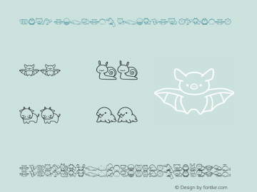 CuteAnimalsDingbat Version 1.000图片样张