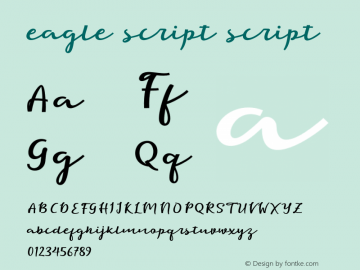 eagle script script Version 1.000图片样张