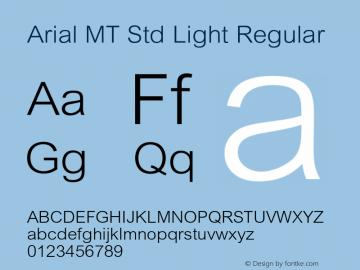 arial mt std light download free arial mt std light download free