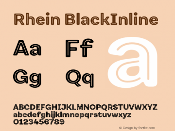 Rhein BlackInline Version 1.000;FEAKit 1.0图片样张