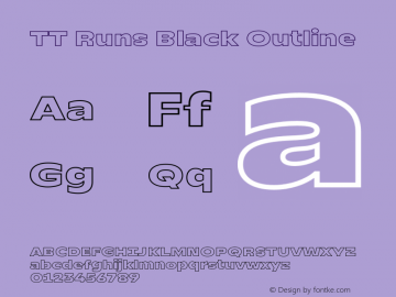 TT Runs Black Outline Version 1.100.21052021图片样张