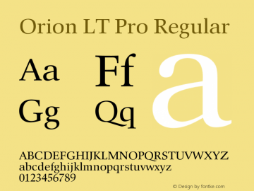 Orion LT Pro Version 2.00图片样张