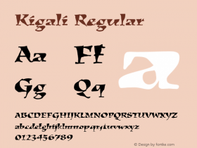 Kigali Regular Version 1.00, build 4, s3图片样张