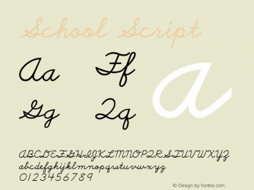 School Script Version 1.00, build 3, s3图片样张