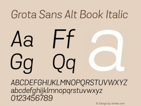 GrotaSansAltBook-Italic 1.000图片样张