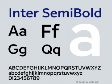 Inter SemiBold Version 1.000;hotconv 1.0.109;makeotfexe 2.5.65596图片样张