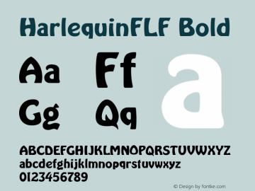 HarlequinFLF Bold 1.0 Font Sample