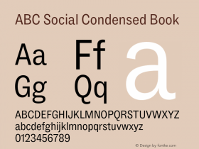 ABC Social Condensed Book Version 1.000图片样张