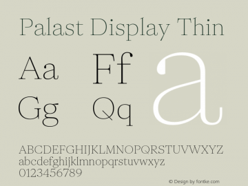 Palast Display Thin 1.0图片样张