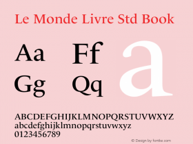 Le Monde Livre Std Book Version 3.6图片样张