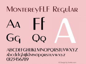 MontereyFLF Regular 1.0图片样张