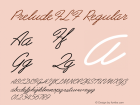 PreludeFLF Regular 001.000 Font Sample