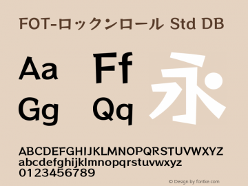 FOT-ロックンロール Std DB 图片样张