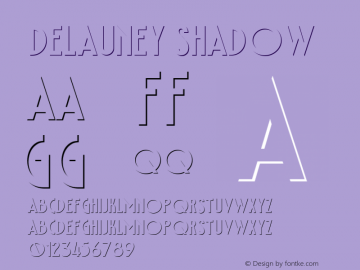 Delauney Shadow Version 1.000图片样张