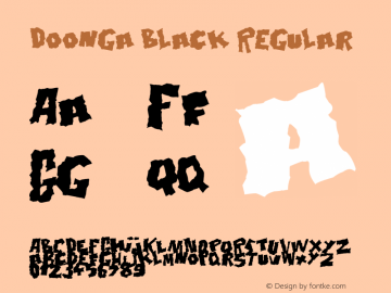 Doonga Black Version 1.00 December 15, 2012, initial release图片样张