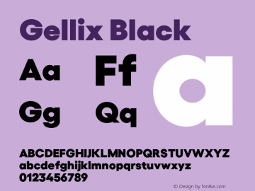 Gellix Black Version 3.000;FEAKit 1.0图片样张