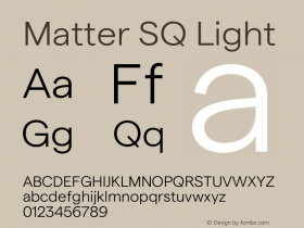 Matter SQ Light Version 3.000;FEAKit 1.0图片样张