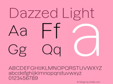 Dazzed Light Version 3.000;FEAKit 1.0图片样张