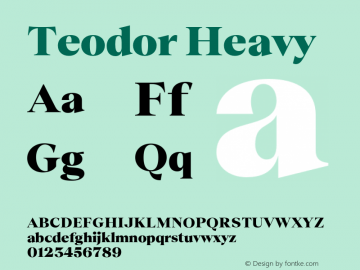 Teodor Heavy Version 3.000;FEAKit 1.0图片样张