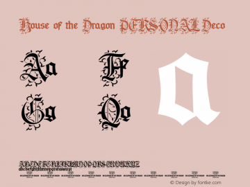 House of the Dragon PERSONAL Deco Version 1.000;FEAKit 1.0图片样张