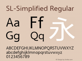 SL-Simplified Regular 图片样张