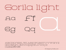 Gorila light Version 1.000图片样张