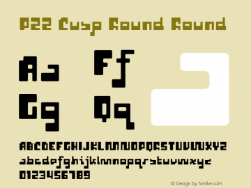 P22 Cusp Round Version 1.0; 2001; initial release图片样张