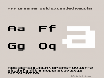 FFF Dreamer Bold Extended 1图片样张
