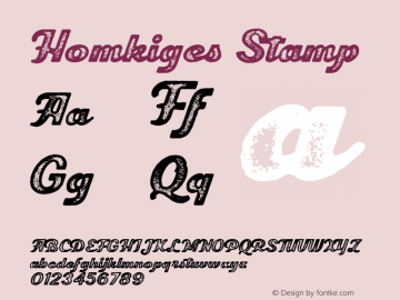 Homkiges-Stamp Version 1.000图片样张