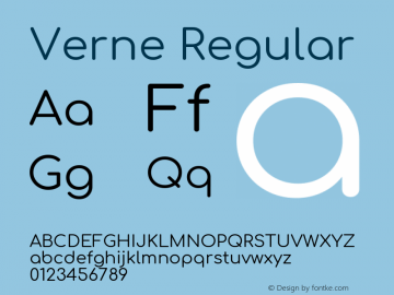 Verne Regular 图片样张