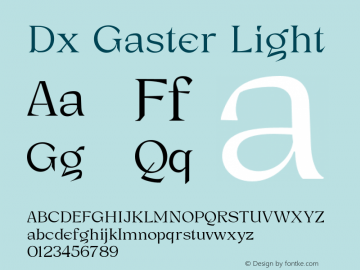 DxGaster-Light Version 1.000图片样张