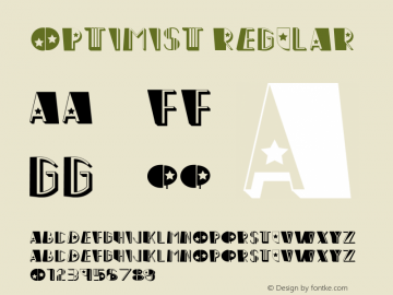 Optimist Regular Version 1.000图片样张