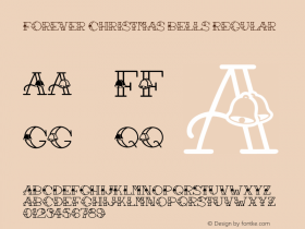 Forever Christmas Bells Version 1.00;October 19, 2021;FontCreator 13.0.0.2683 64-bit图片样张