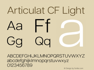 Articulat CF Light Version 3.200;FEAKit 1.0图片样张