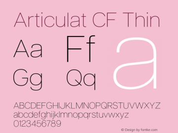 Articulat CF Thin Version 3.200;FEAKit 1.0图片样张