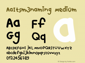 AaItsm3naming Version 001.000图片样张