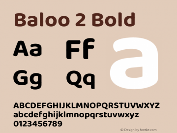Baloo 2 Bold Version 1.700图片样张