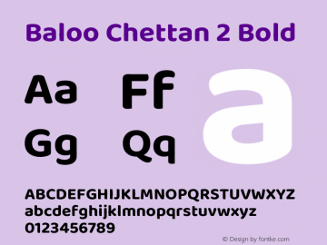 Baloo Chettan 2 Bold Version 1.700图片样张