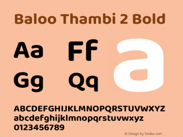 Baloo Thambi 2 Bold Version 1.700图片样张